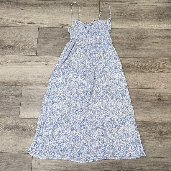 Billabong Dress Womens Medium Floral Fairy Maxi Sundress babydoll whimsical y2k - Picture 1 of 4